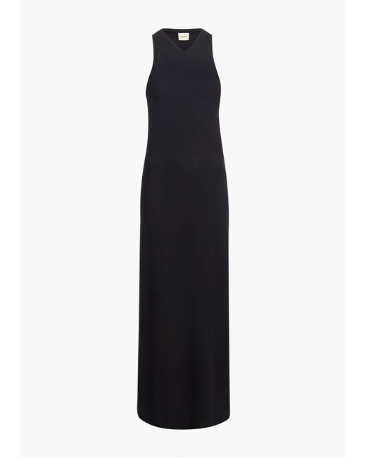Khaite Blue Vernetta Dress