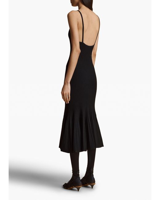 Khaite Black Queen Dress