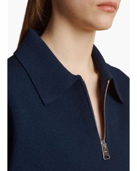 Khaite Blue Gulliame Top