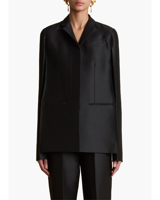 Khaite Black Crittan Jacket