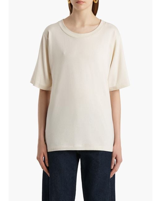 Khaite White Allen Top