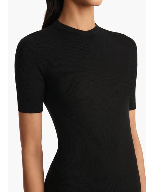 Khaite Black Celina Top