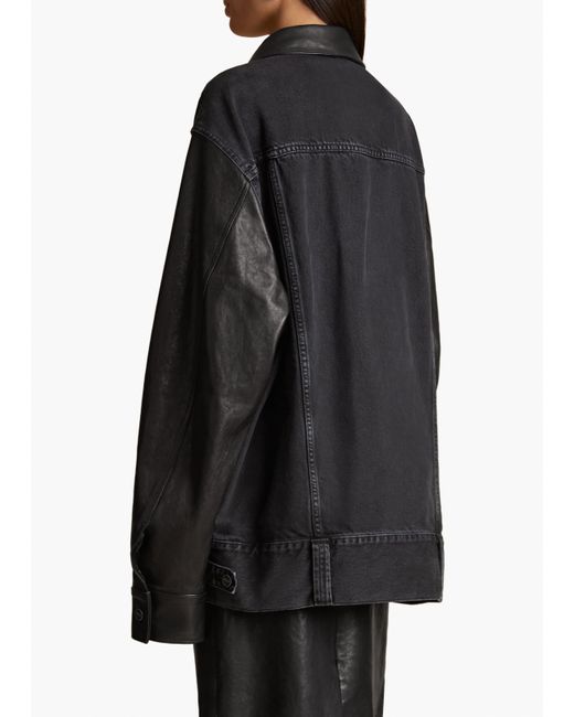 Khaite Black Grizzo Jacket