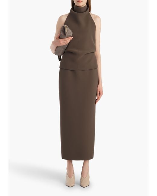 Khaite Brown Rone Top
