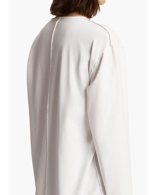Khaite White Kit Top