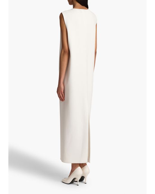Khaite White Crispin Dress