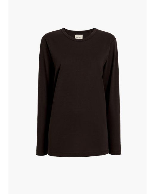 Khaite Black Morton Top