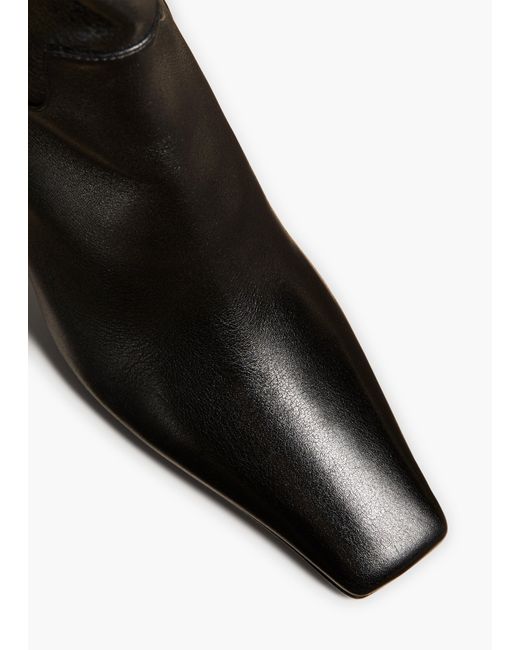 Khaite Black Marfa Over-The-Knee High Boot