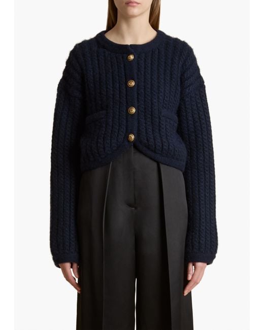 Khaite Blue Balser Jacket