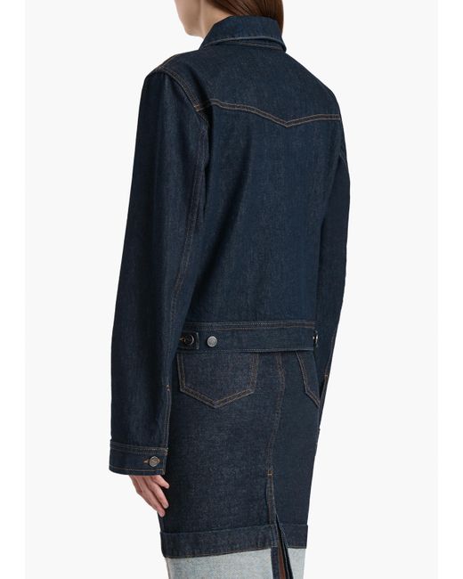 Khaite Blue Augustine Jacket