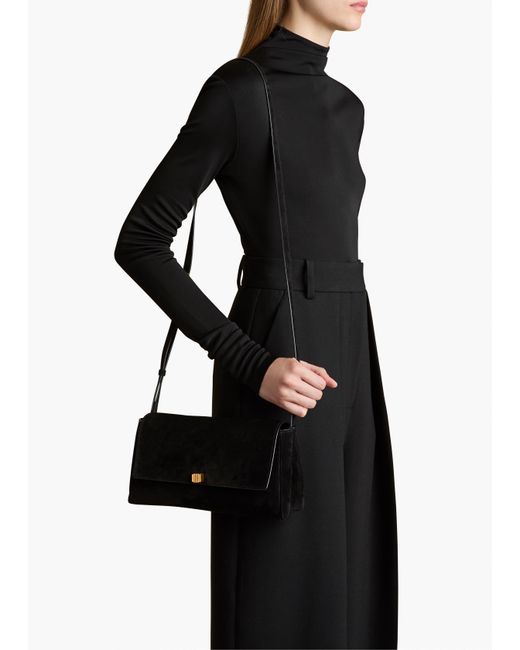 Khaite Black Audrey Crossbody Bag