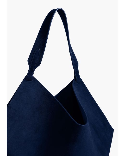 Khaite Blue Medium Lotus Tote