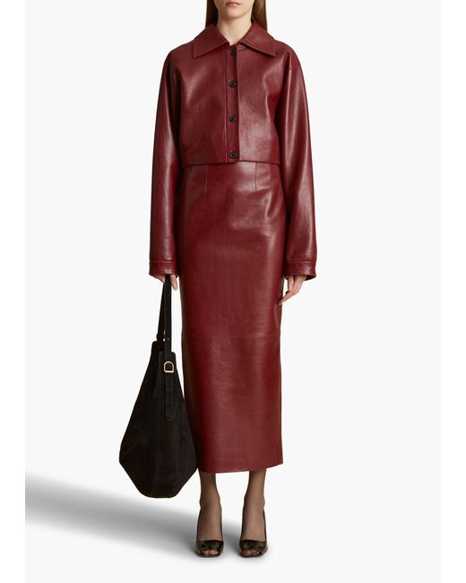 Khaite Red Sue Jacket
