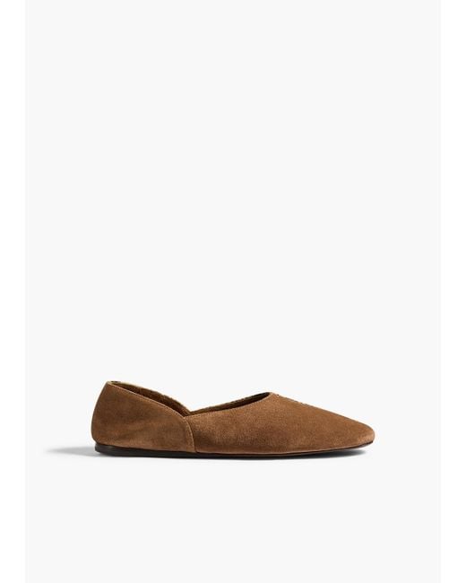 Khaite White Jane Flat