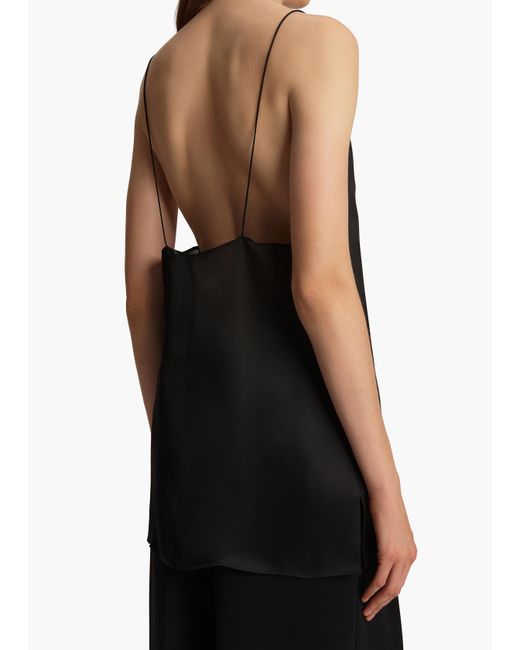 Khaite Black Talsie Top