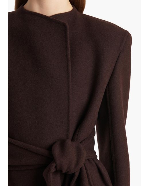 Khaite Black Jelson Coat