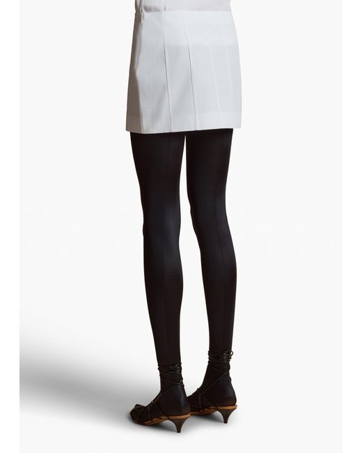 Khaite White Meelar Skirt