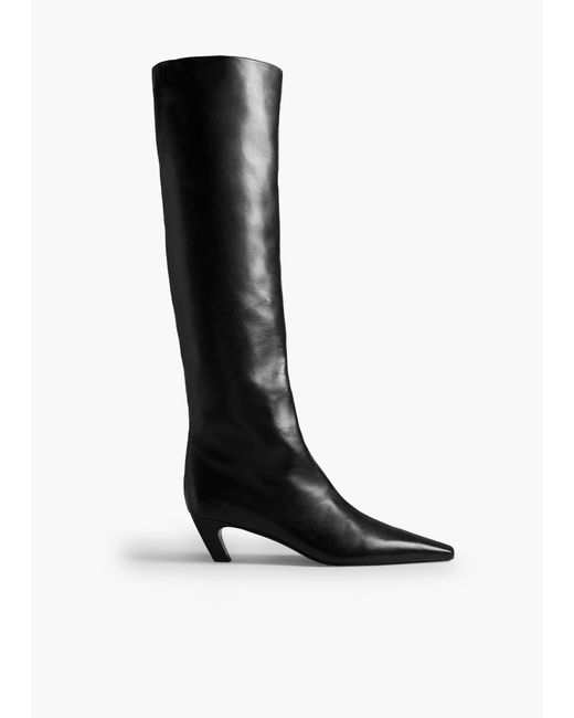 Khaite Black Davis Boot