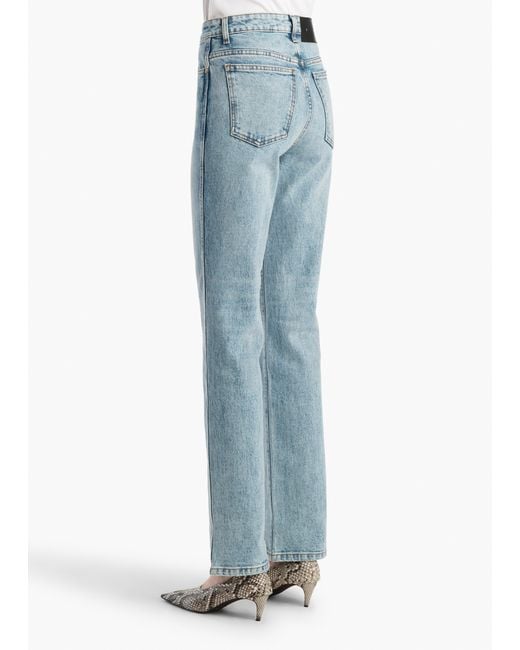 Khaite Blue Danielle Stretch Jean