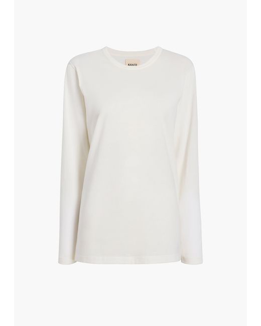 Khaite White Morton Top