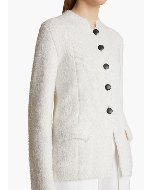 Khaite White Aeson Jacket