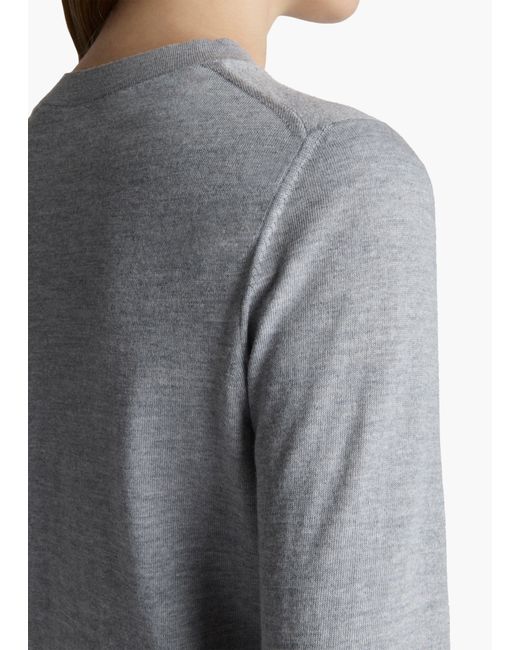 Khaite Gray Leta Sweater