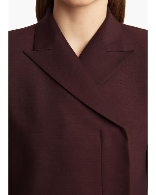 Khaite Purple Silvannah Jacket