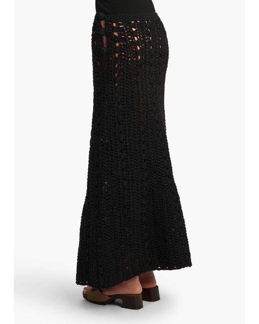 Khaite Black Ryder Skirt