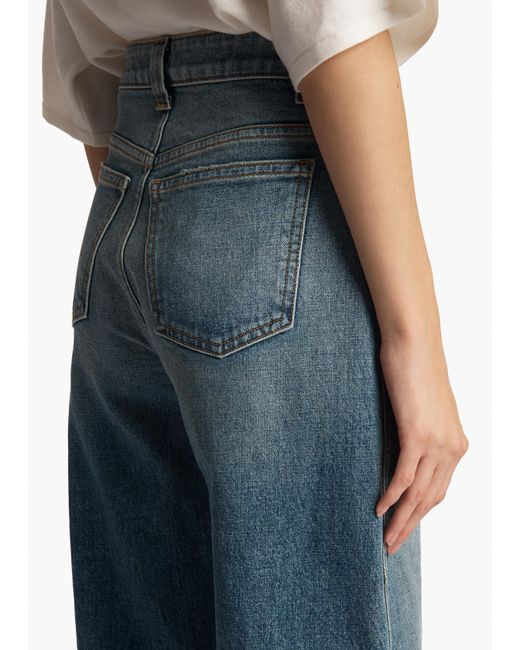 Khaite Blue Dane Stretch Jean