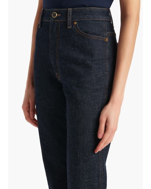 Khaite Blue Danielle Stretch Jean