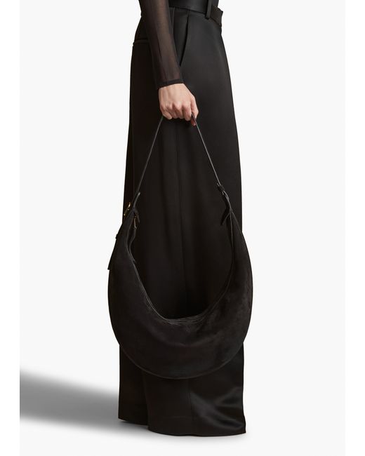 Khaite Black Augustina Hobo