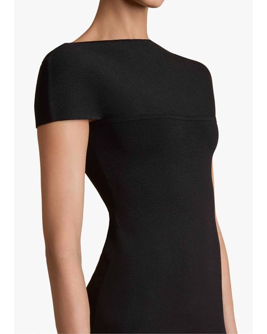 Khaite Black Basile Dress