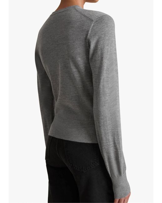 Khaite Gray Lilou Cardigan