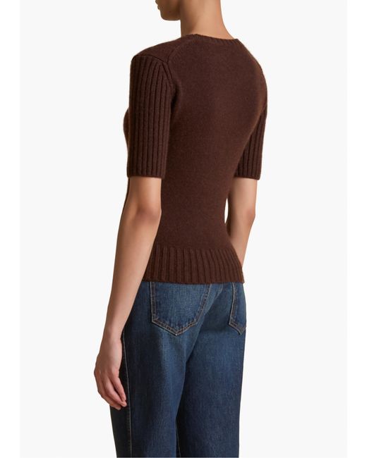 Khaite Brown Mia Sweater