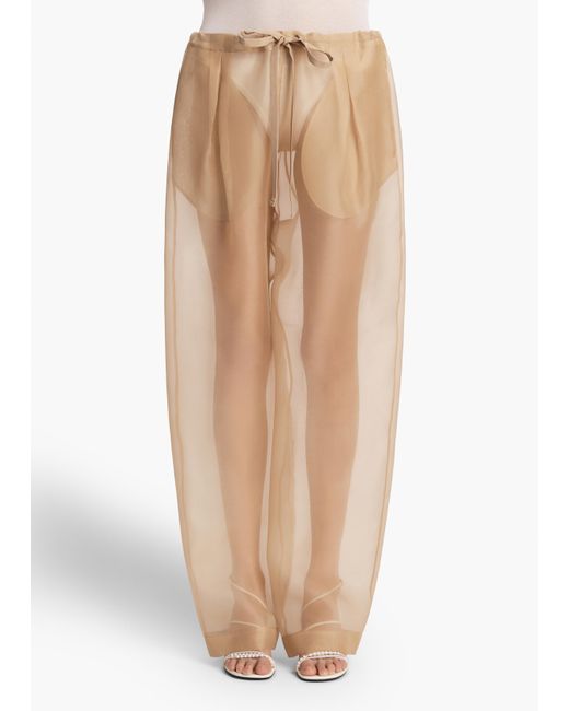 Khaite Natural Trenton Pant