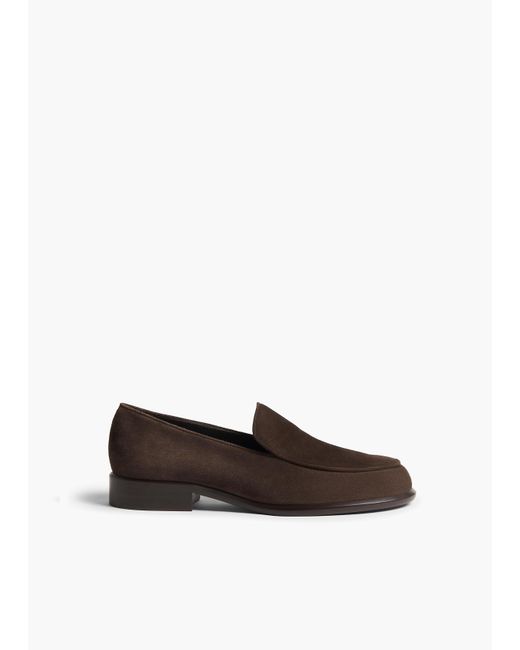 Khaite White Miles Loafer