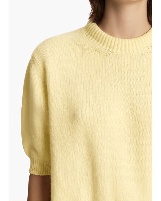 Khaite Yellow Davin Sweater