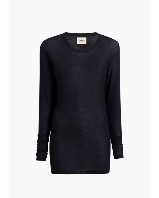 Khaite Black Morton Top
