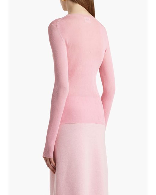 Khaite Pink Mosi Top