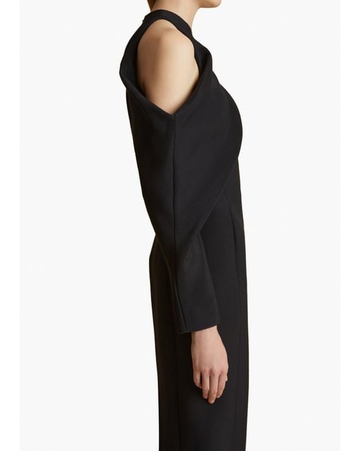 Khaite Black Trey Dress