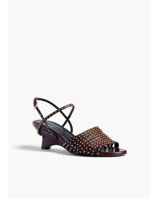 Khaite White Drew Sandal