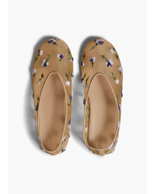 Khaite White Marcy Flat