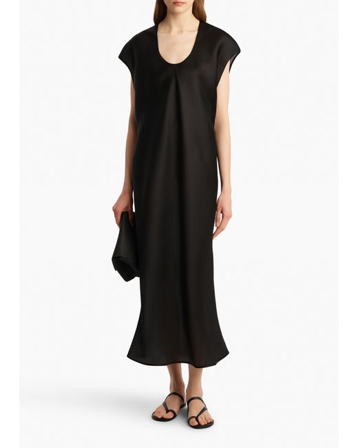 Khaite Black Darby Dress