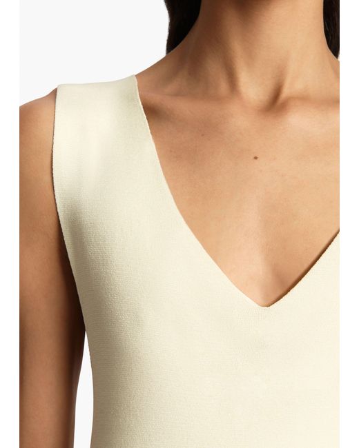 Khaite White Keran Dress