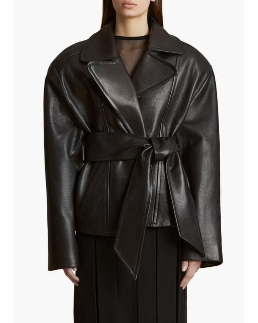 Khaite Black Dolores Jacket