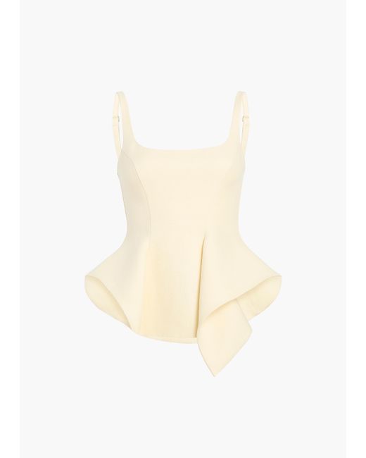 Khaite White Loa Top