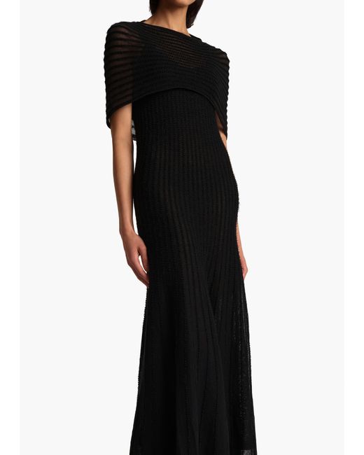 Khaite Black Thora Dress