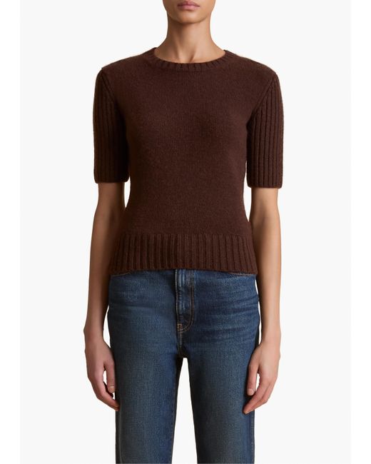 Khaite Brown Mia Sweater