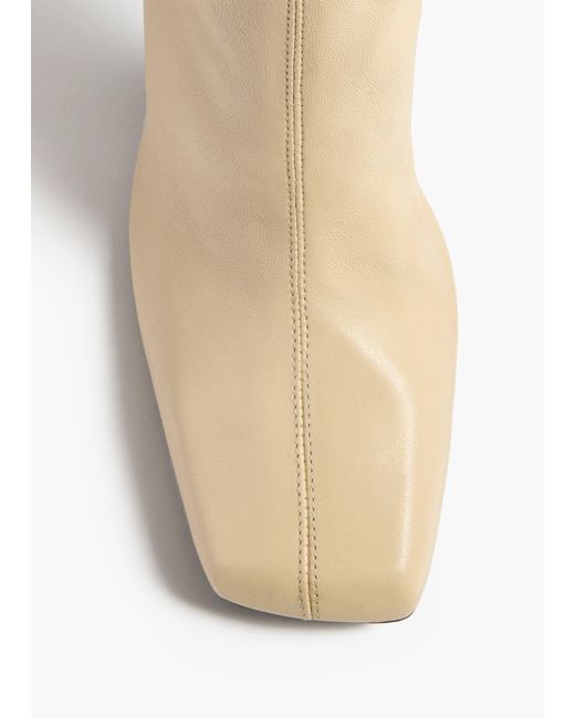 Khaite White Eva Over-The-Knee Boot