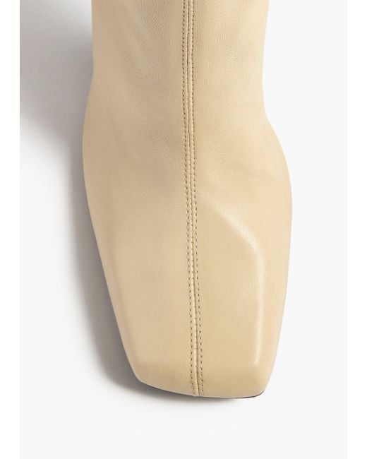Khaite White Eva Over-The-Knee Boot